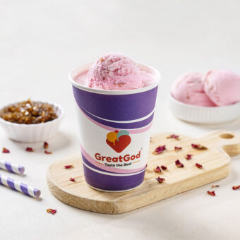 Gulkand Mastani at GreatGod Ice cream