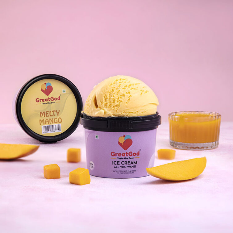 mango ice cream by great god