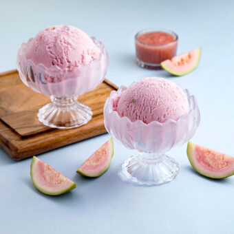 guava ice cream by greatgod ice cream