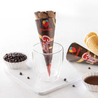 Chocolate-Cornetto Great God Ice Cream